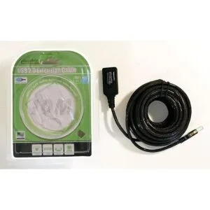 Cable de extensión USB enchufable 33 negro USB210M_4