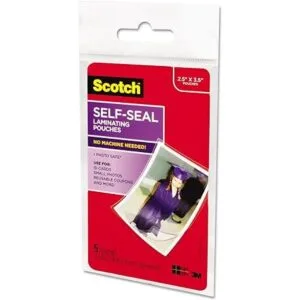 Autoadhesivos Laminating Pouches Glossy Tamaño de 2 12_2