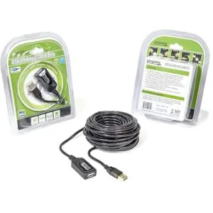 Cable de extensión USB enchufable 33 negro USB210M_2