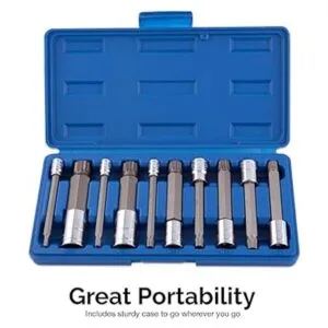 NEIKO 10054A XZN Juego de llaves de punta estriada triple