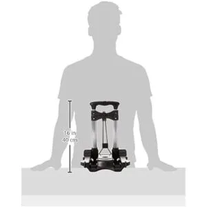 Samsonite Carrito de equipaje Negro talla única_5