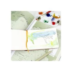 Speedball Libro de dibujo diario de viaje Verde