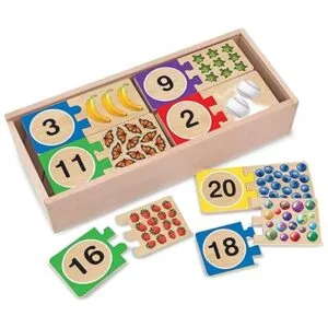 Melissa Doug Rompecabezas de números para_6