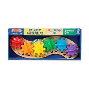 Juguete de oruga arco iris con 6 engranajes_4