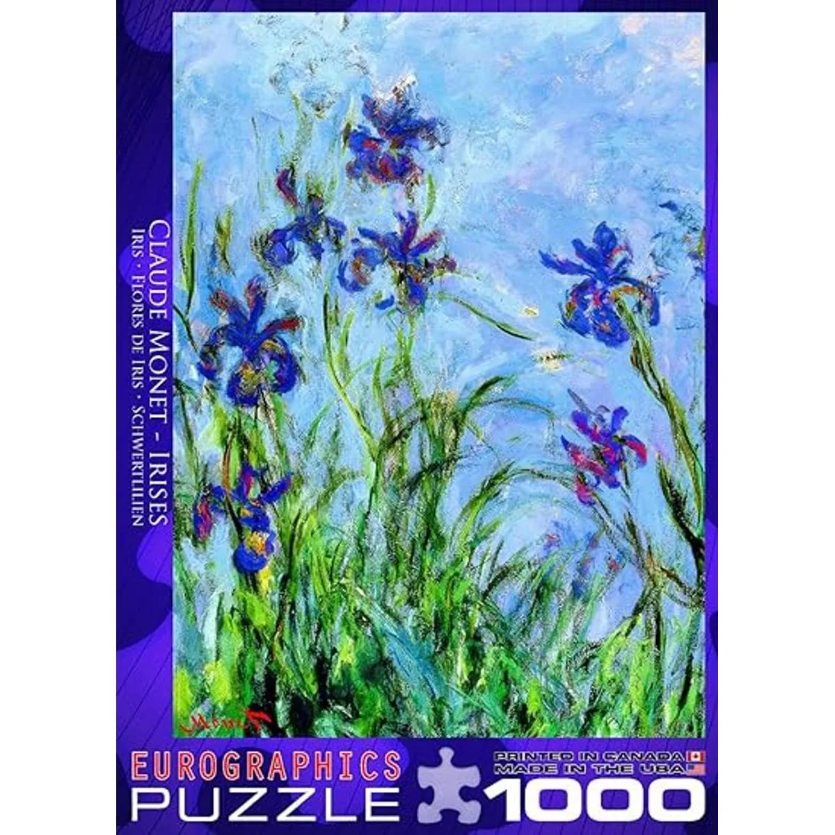 Eurographics de lirios de Claude Monet rompecabezas de_4