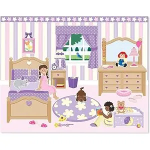 Etiqueta adhesiva reutilizable Melissa Doug para casa de_4