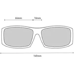 SPY Optic Cooper XL Wrap Gafas de sol mate color negro_2