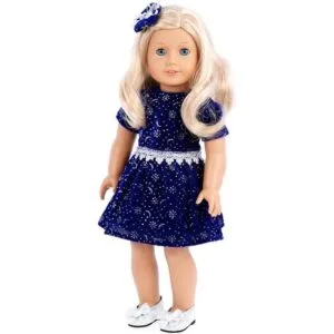 Midnight Blue 3 pieza Outfit azul oscuro Sparkling día_3