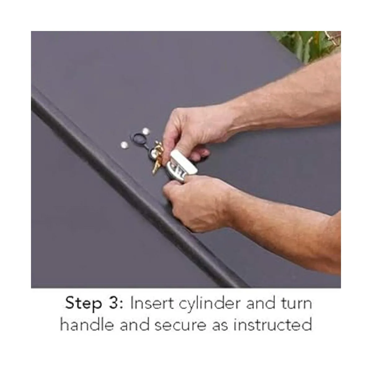 BILCO Kit de cerradura con llave para puerta de sótano_4