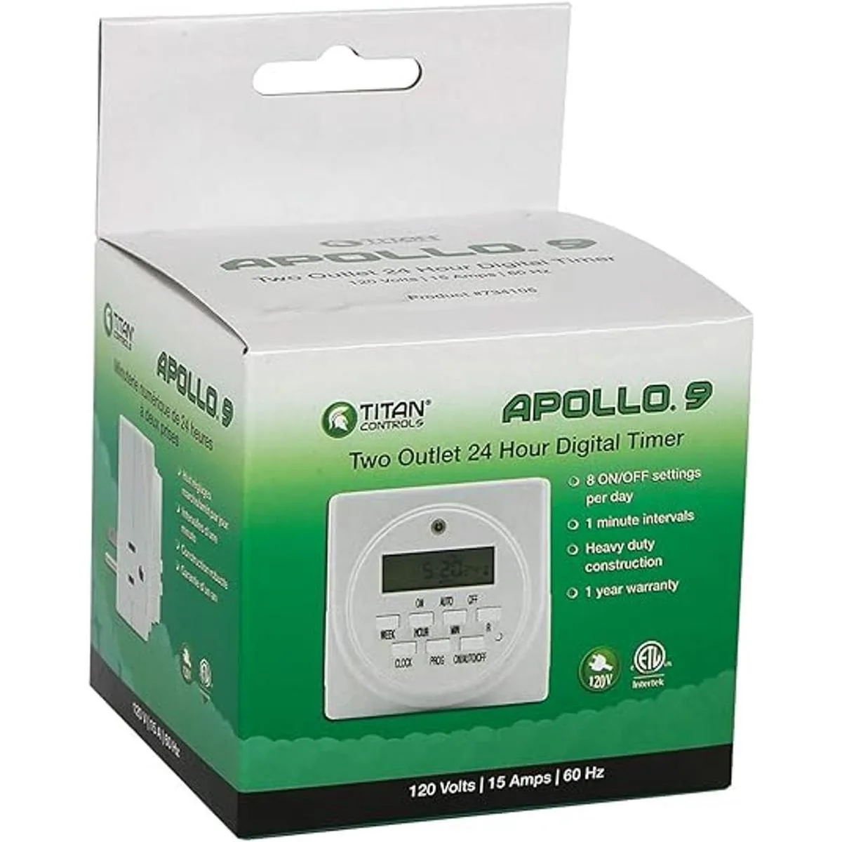 Titan Controls Apollo 9 Temporizador digital de 4 horas_4