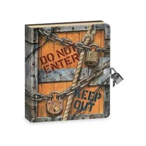 Diario con páginas forradas Keep Out de Peaceable Kingdom_2