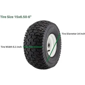 Marathon 20346 Neumático para cortacésped llenado de aire_6