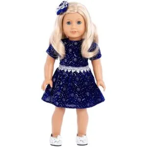 Midnight Blue 3 pieza Outfit azul oscuro Sparkling día_4