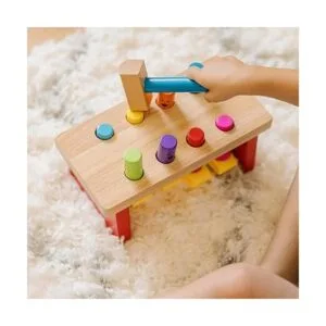 Melissa Doug juguete de taller de madera con maza_4