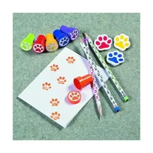 24 calcomanías impresas patas Fun Express_5