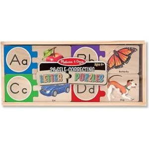 Melissa Doug Rompecabezas de madera del alfabeto_5