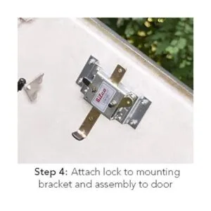 BILCO Kit de cerradura con llave para puerta de sótano_5