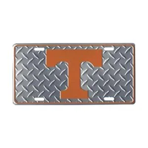 NCAA Tennessee Volunteers Diamond Plate etiqueta para coche_1