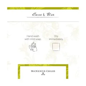 MacKenzieChilds Courtly Check Plato grande para servir de_6