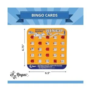Regal Games Set de bingo original para viajes de ruta_4