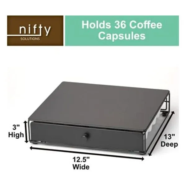 Nifty cajón para 36 vasos Casual Negro_4