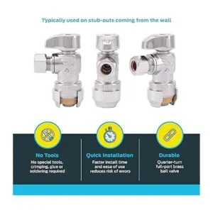 SharkBite 230370000LF conectores rectos de suministro con_3