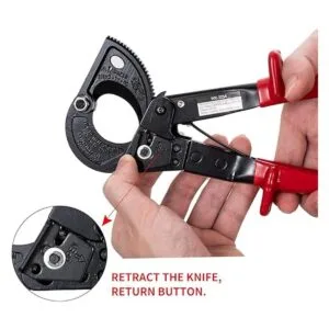 SogYupk USA Cortador de alambre de trinquete para cables