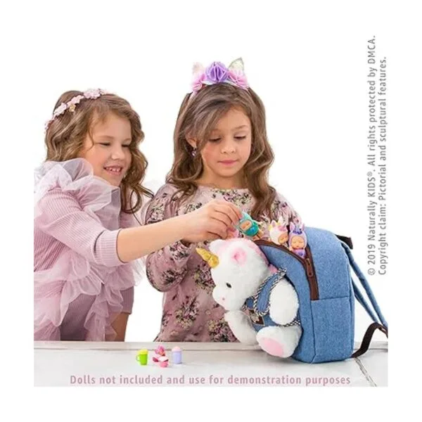 Naturally KIDS Mochila pequeña de unicornio para niñas