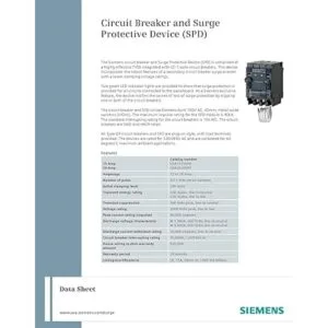 Siemens Protección contra sobretensiones QSA1515SPD para_2