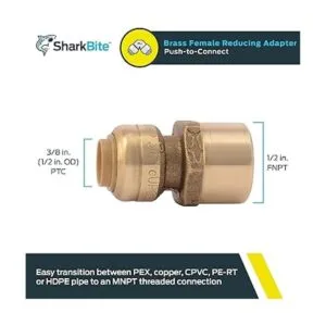SharkBite Adaptador reductor FNPT de 38 12 pulgada de_2