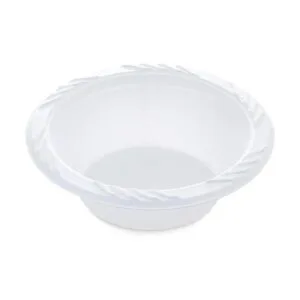 Tazones de plástico blancos de 12 onzas 100 unidades los