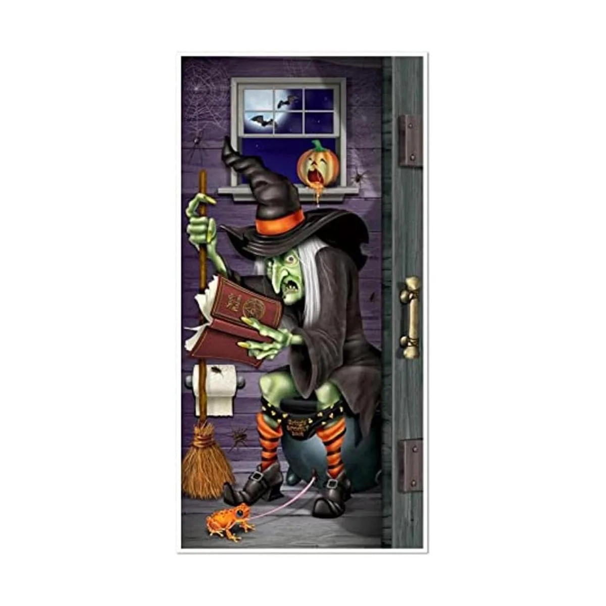 Funda para puerta de baño de bruja 1 unidad 1paquete_1