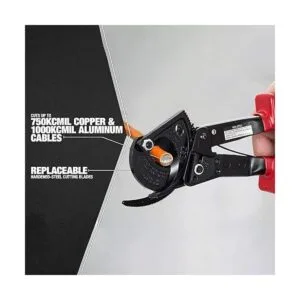 SogYupk USA Cortador de alambre de trinquete para cables