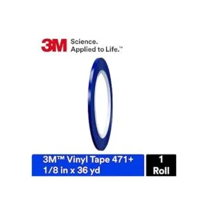 Cinta de vinilo color índigo 3M 471 PN2510 empacado de_2