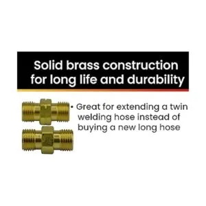 Hot Max 24131 Manguera de oxyacetylene CouplerJuego de