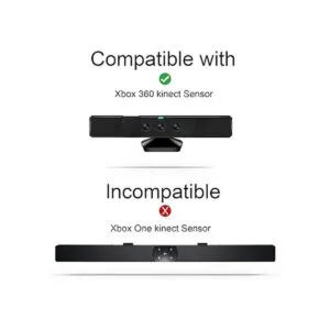 TV Mount Clip Negro Kinect Sensor Soporte ajustable_4