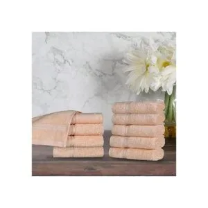 Superior juego de toallas de cara de 10 unidades de_2