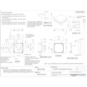Bud Industries pn1339dg highimpact ABS NEMA 4 X interior_4