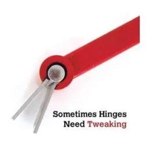 Hinge Tweaker Tamaño de peso estándar rojo para_4
