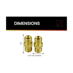 Hot Max 24131 Manguera de oxyacetylene CouplerJuego de