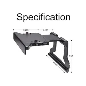 TV Mount Clip Negro Kinect Sensor Soporte ajustable_3