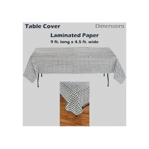Havercamp Mantel de papel 53.9 x 108.0 in resistente al_2