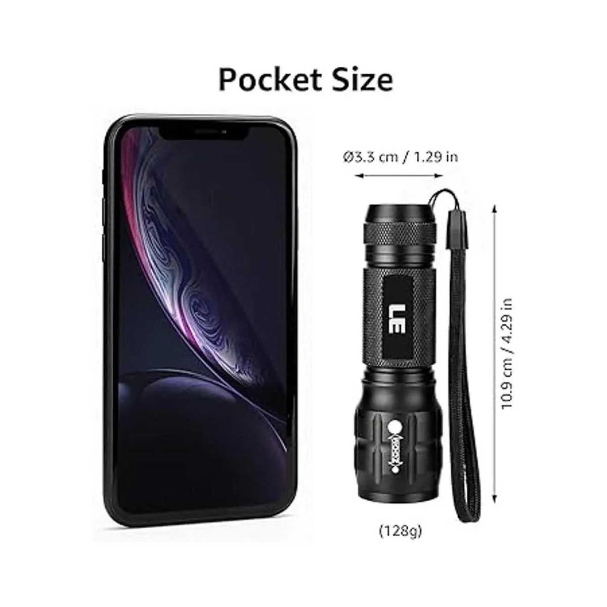 La Mini LED Linterna táctica Cree LED de enfoque_5