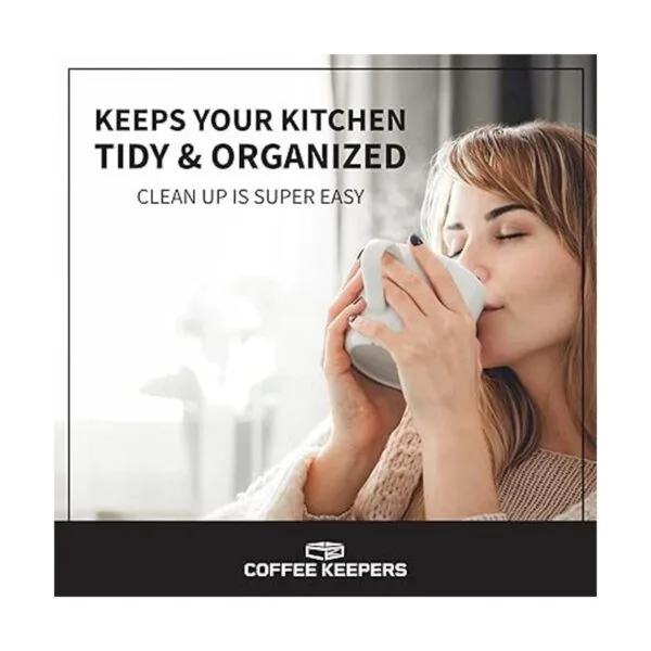 Coffee Keepers titular para bajo mesada para organizar y