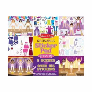 Adhesivos reutilizables de ropa Dressup de Melissa_1