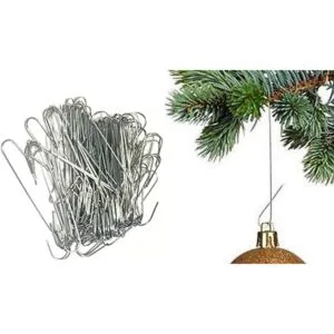 Ganchos para colgar adornos navideños y decoraciones de