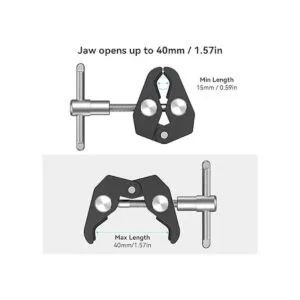 SMALLRIG Super abrazadera con rosca de 14 y 38 para_2