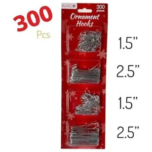 Ganchos para colgar adornos navideños y decoraciones de
