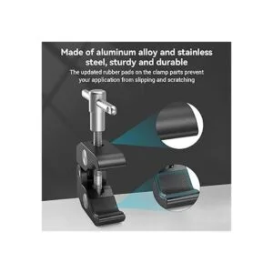 SMALLRIG Super abrazadera con rosca de 14 y 38 para_4