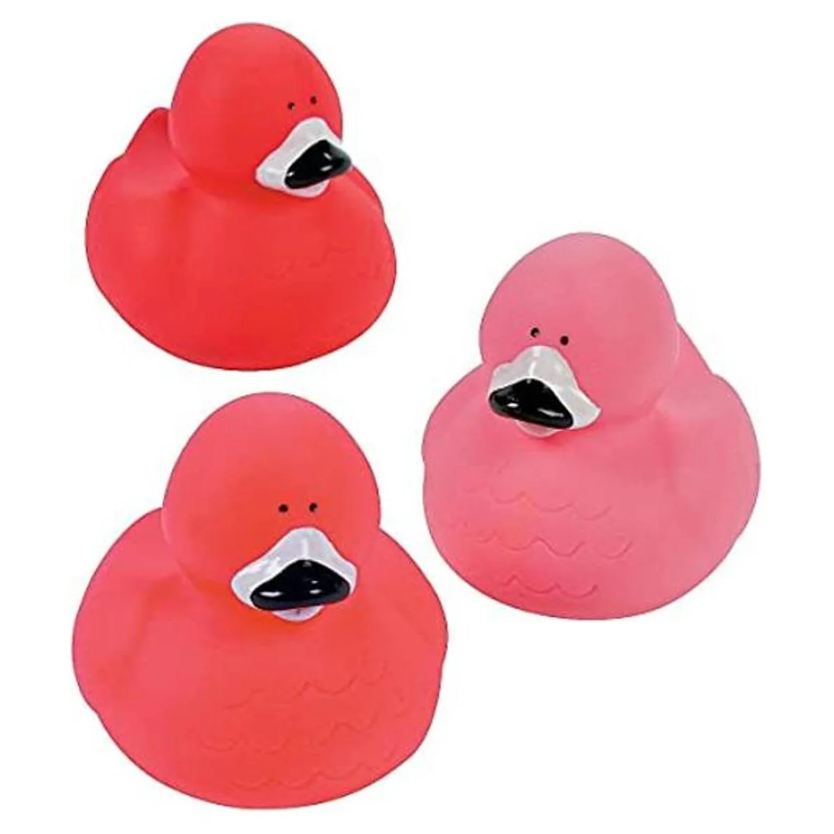Patitos flamencos de hule Fun Express rosa largo 2_1